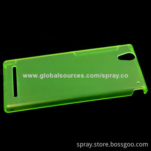 Ultra-thin Crystal Mobile Phone Cases for Sony Xperia T2, Clear PC Material/Various Colors Available
